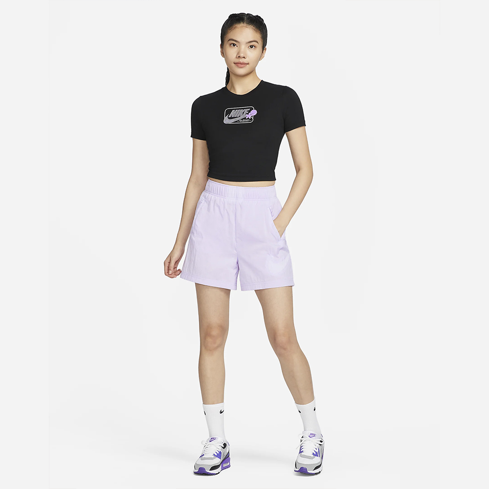 나이키 DM6740-511 우먼스 NSW 에션셜 하이라이즈 우븐 쇼츠