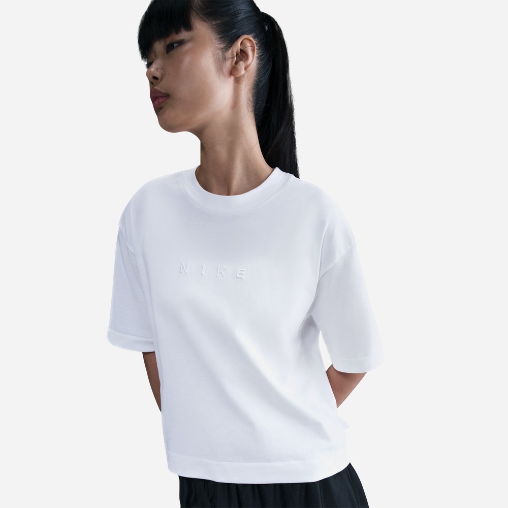 나이키 HV4956-100 우먼스 스포츠웨어 박스 티셔츠