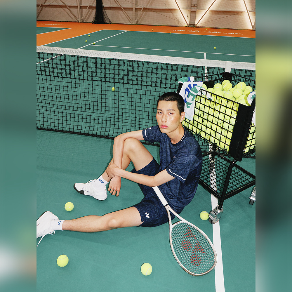 요넥스 245PH006M 테니스컬렉션 Vol.3 테니스 게임 쇼츠 데님