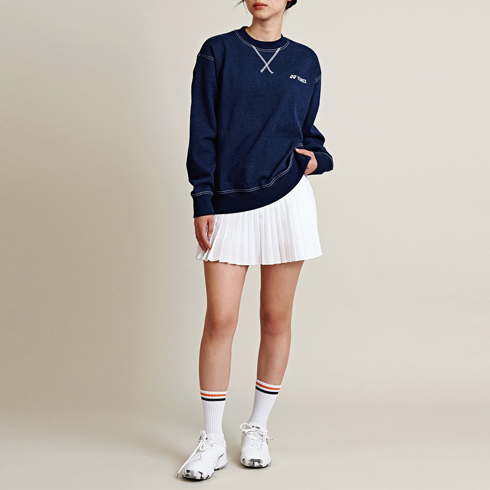 요넥스 245TL009U 테니스컬렉션 Vol.3 캐주얼 스웻 셔츠 데님