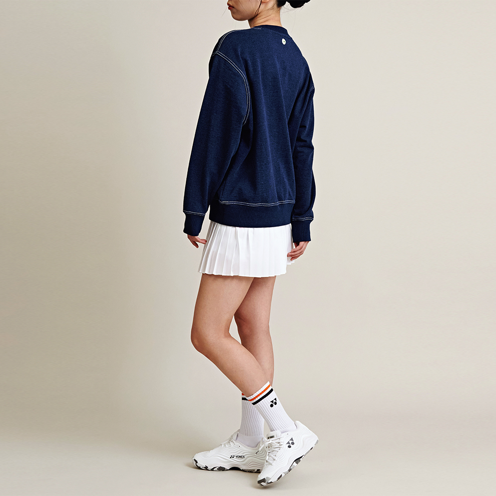 요넥스 245TL009U 테니스컬렉션 Vol.3 캐주얼 스웻 셔츠 데님
