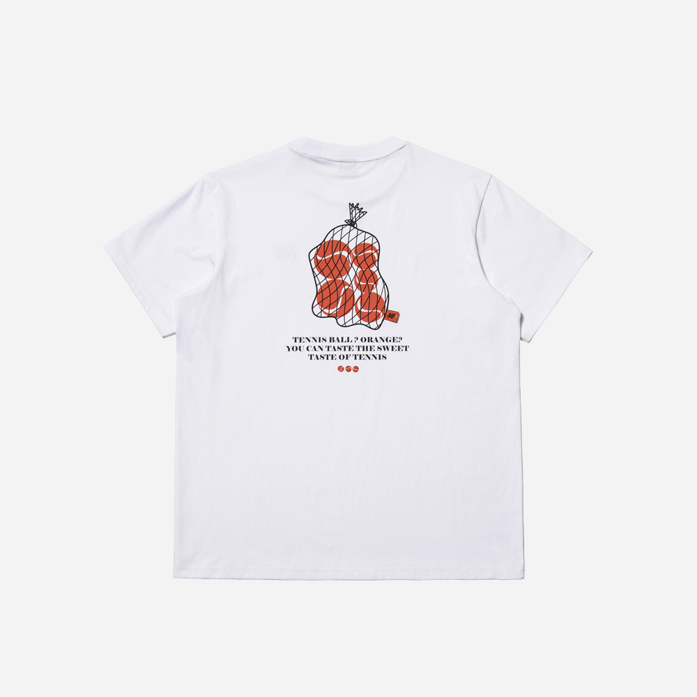 요넥스 245TS011U 유니섹스 캐쥬얼 크루 화이트