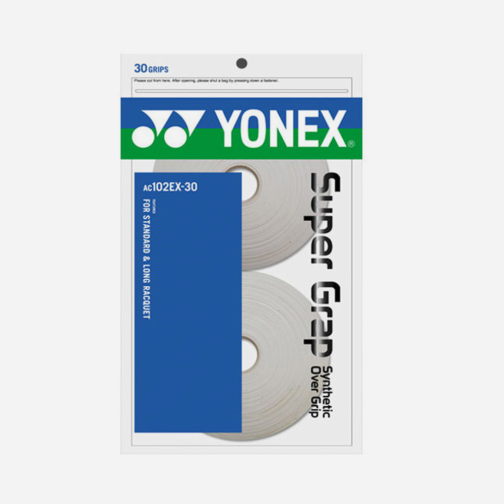 요넥스 102EX 슈퍼그랩 오버그립 30PK 화이트