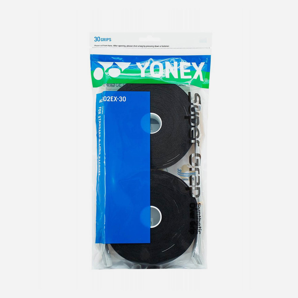 요넥스 102EX 슈퍼그랩 오버그립 30PK 블랙