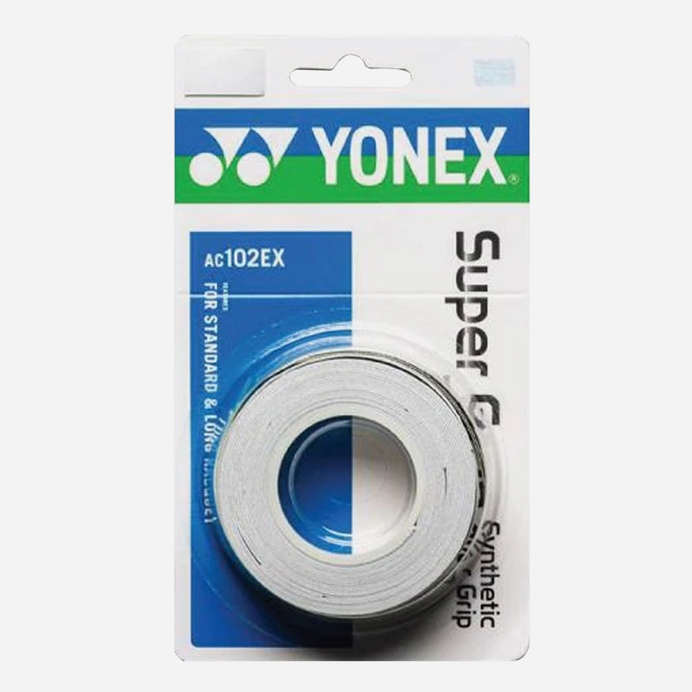 요넥스 AC102EX 오버그립 3PK 화이트