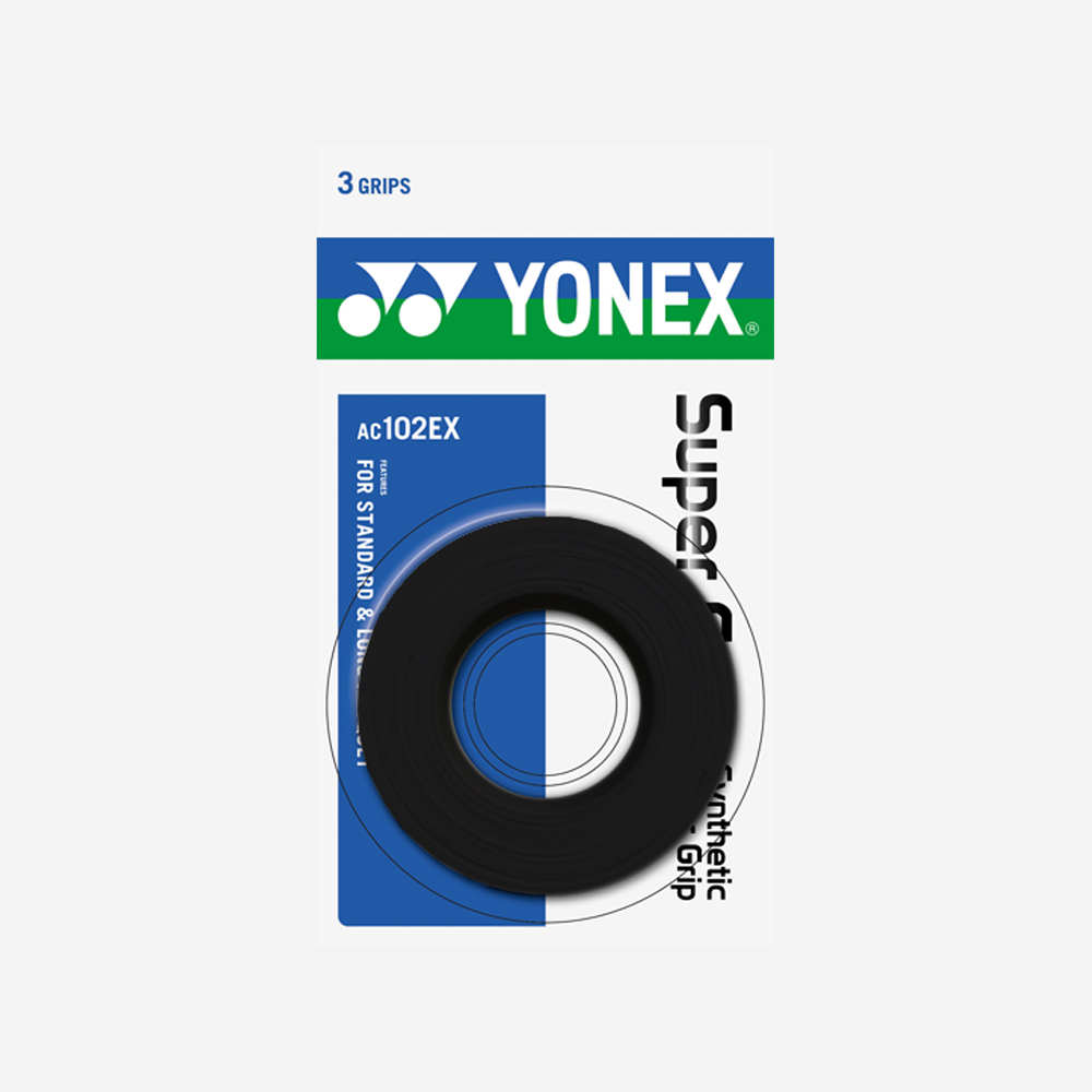 요넥스 AC102EX 오버그립 3PK 블랙