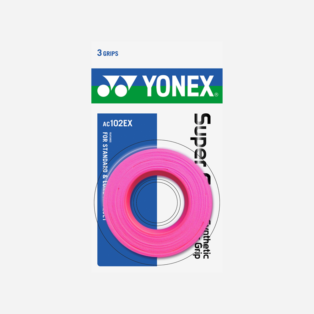 요넥스 AC102EX 오버그립 3PK 핑크
