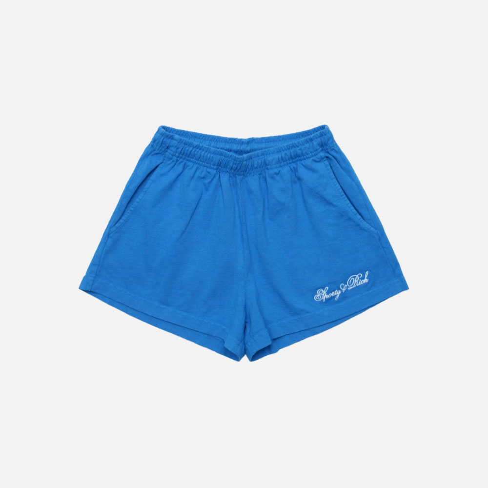 스포티앤리치 SH853RB 로고 디스코 쇼츠