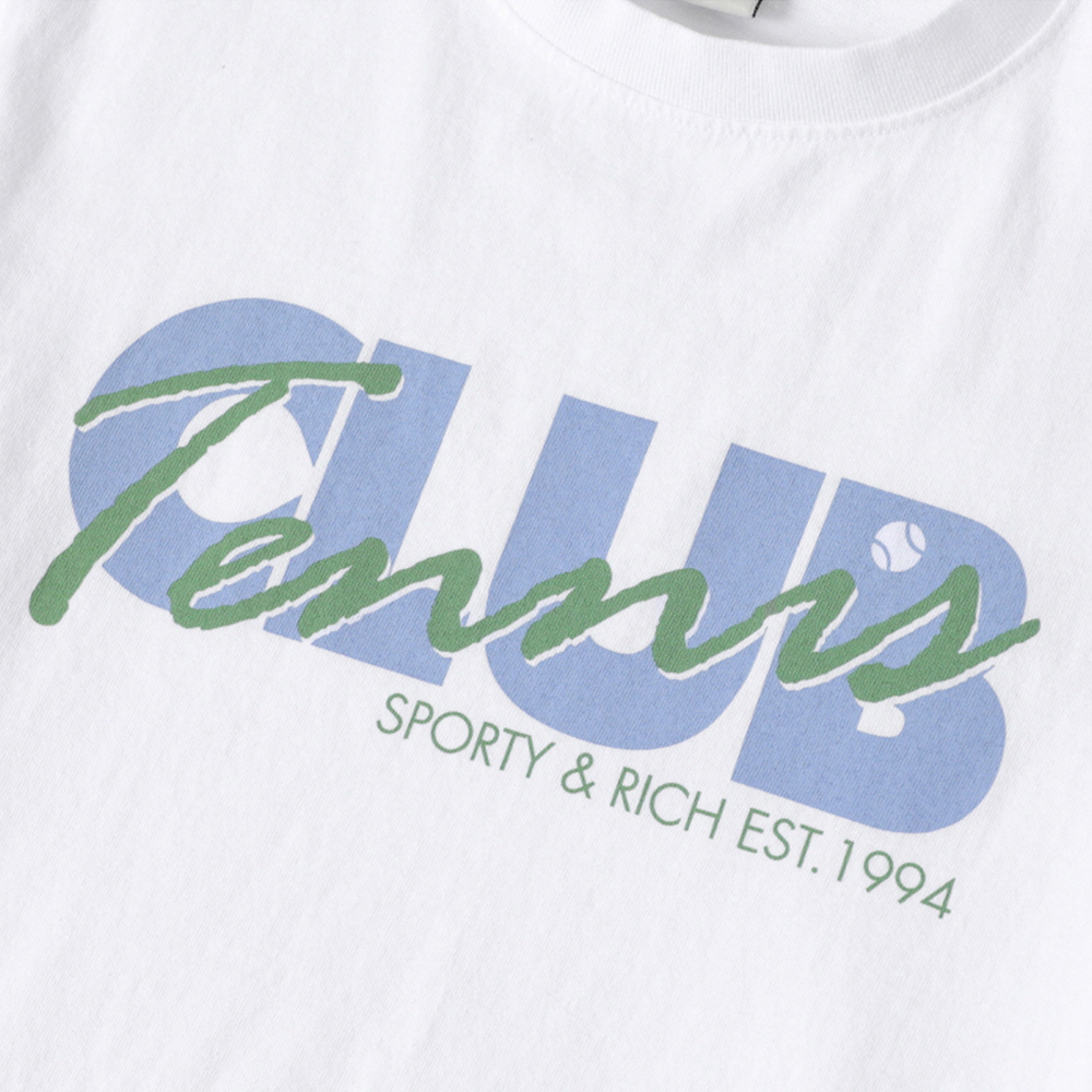 스포티앤리치 TS933WH 애거시 티셔츠