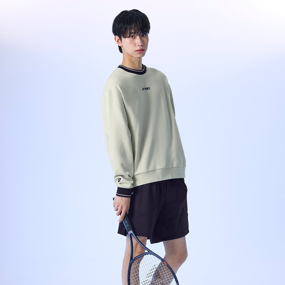 요넥스 255TL005U 테니스컬렉션 Vol.4 스웨트 셔츠 라이트 베이지