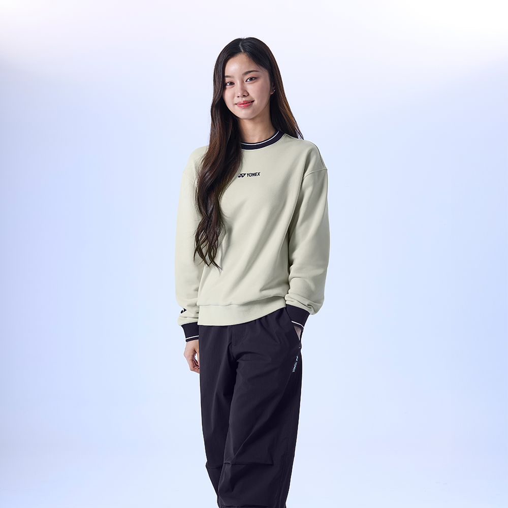 요넥스 255TL005U 테니스컬렉션 Vol.4 스웨트 셔츠 라이트 베이지
