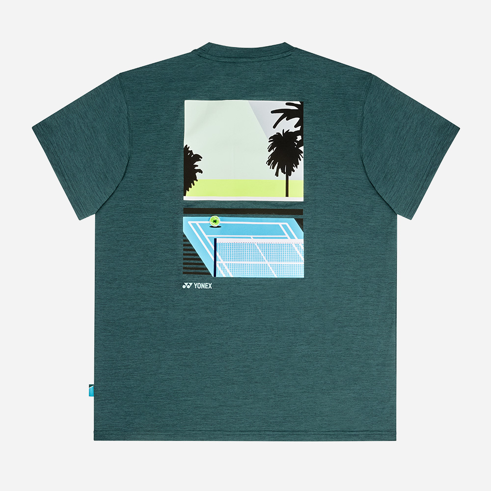 요넥스 255TS015U_GN 테니스컬렉션 Vol.2 캐쥬얼 크루